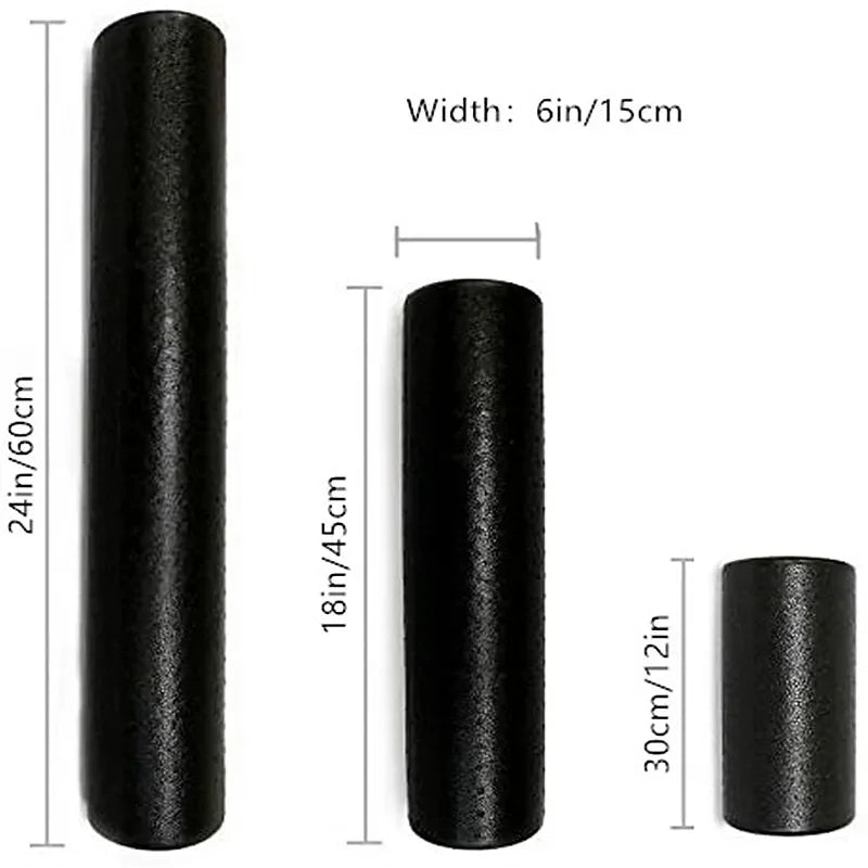 Yoga Foam Roller for Back Massage and Pilates Exercise