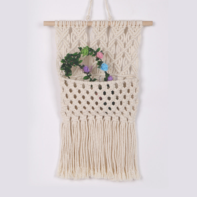 Bohemian DIY Cotton Rope Tapestry Wall Decor