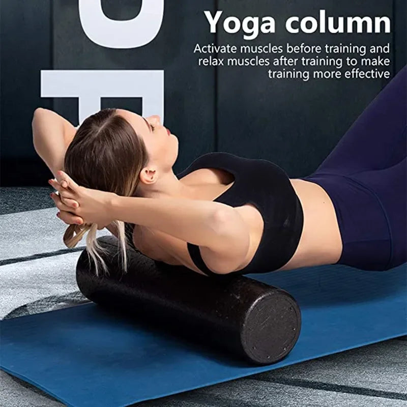 Yoga Foam Roller for Back Massage and Pilates Exercise