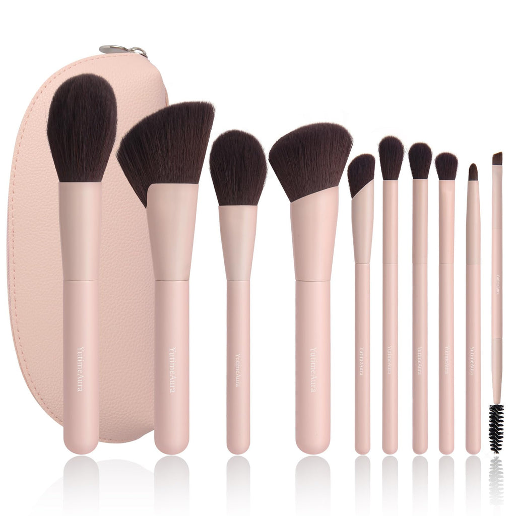 Makeup Brushes 10pc Makeup Brush Set Foundation Bronzer Contour Eyeshadow Blush Concealer Make Up Brushes