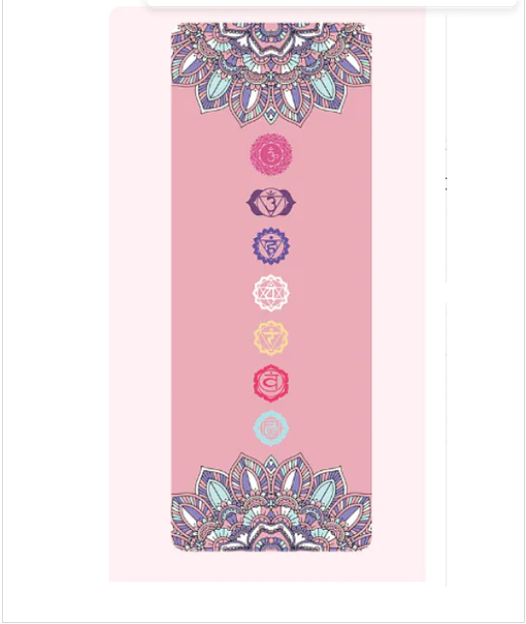 Elephant Print Yoga Mat - Yoga Blanket