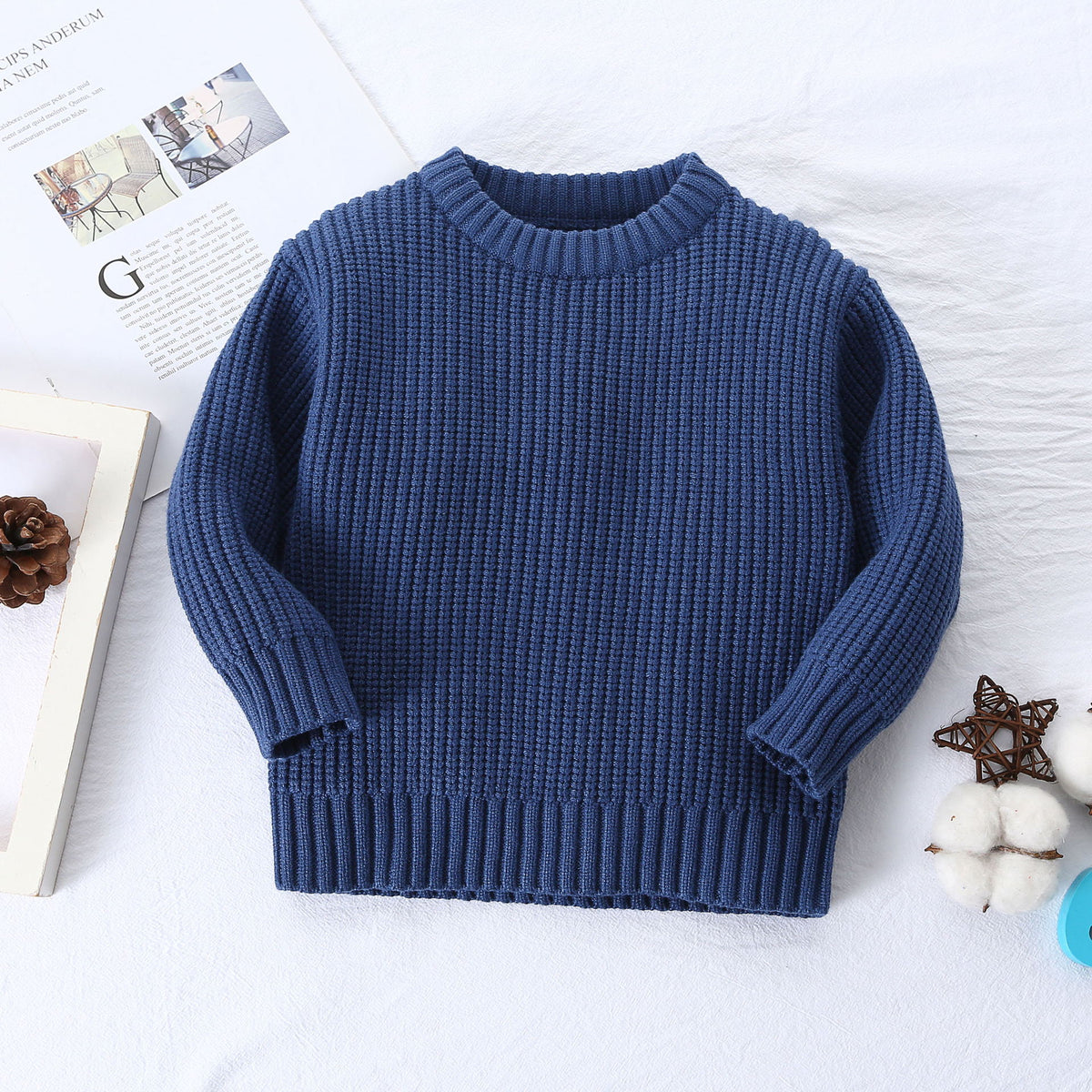 Autumn Winter Baby Boys' Loose Knit Jackets (0-6 Years)