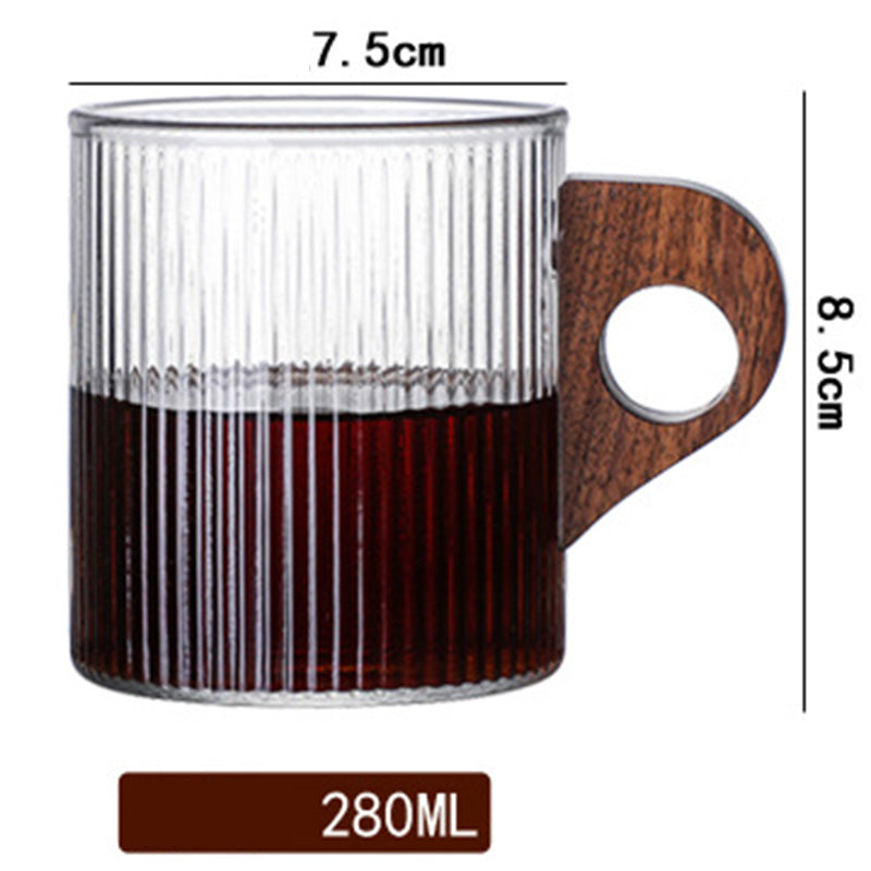 Italian Style Glass Coffee Cup