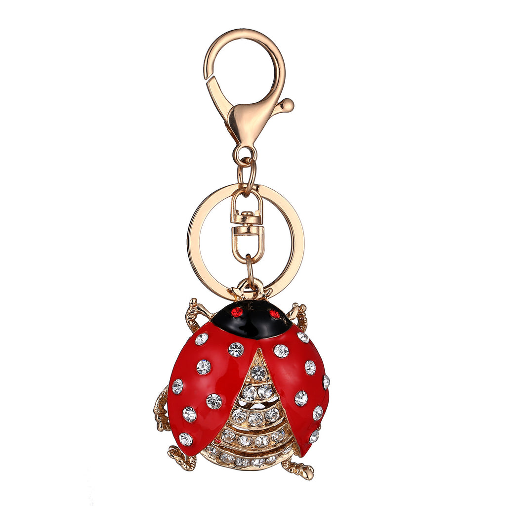 Creative Ladybug Alloy Phone Charm and Keychain
