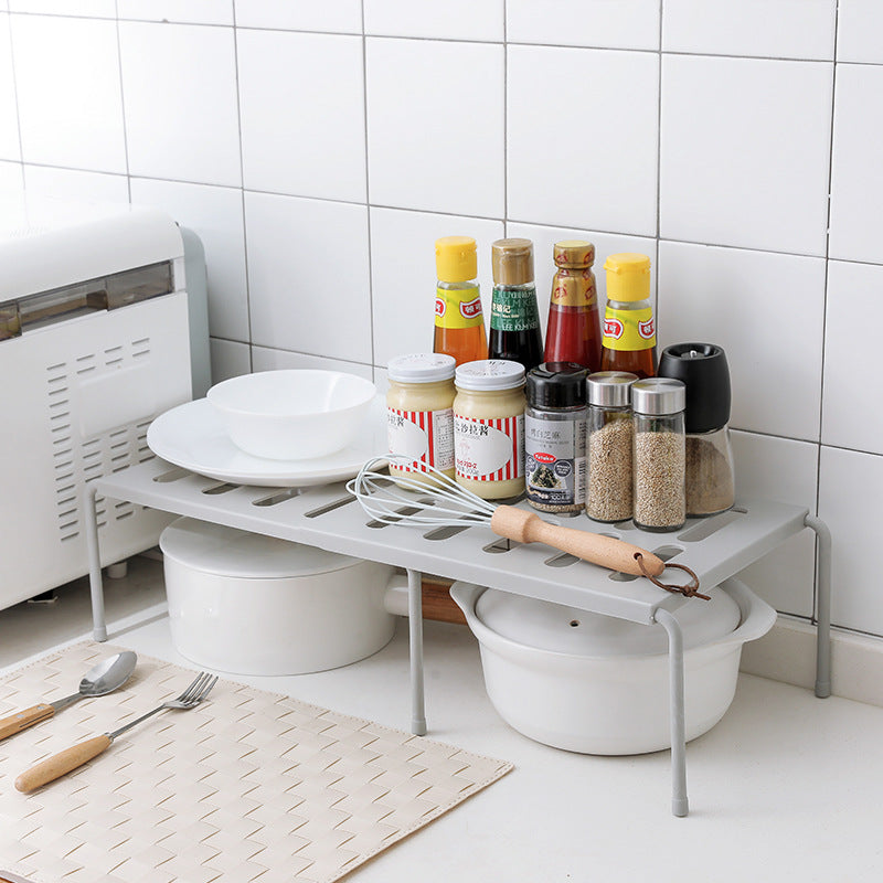 LiGo Adjustable Storage Rack for Kitchen Organization