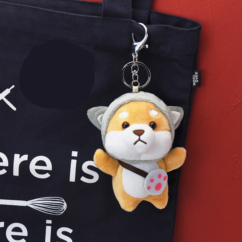 Corgi Plush Keychain and Bag Charm for Women