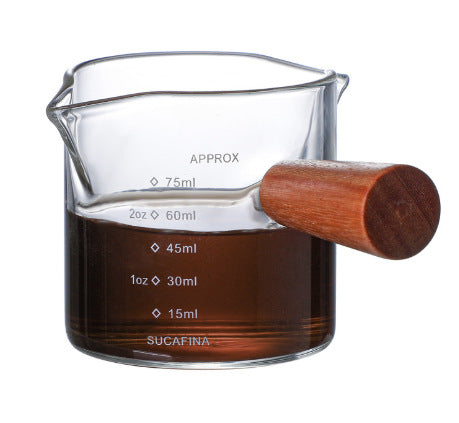 Italian Creative Glass Measuring Cup with Scale