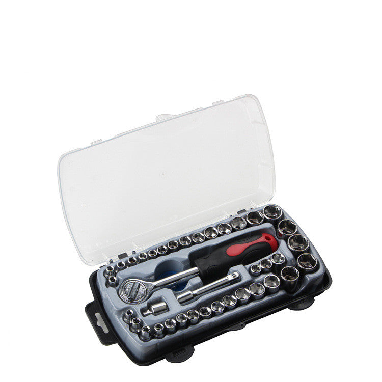 40-Piece Socket Wrench Set for Automotive and Home Use