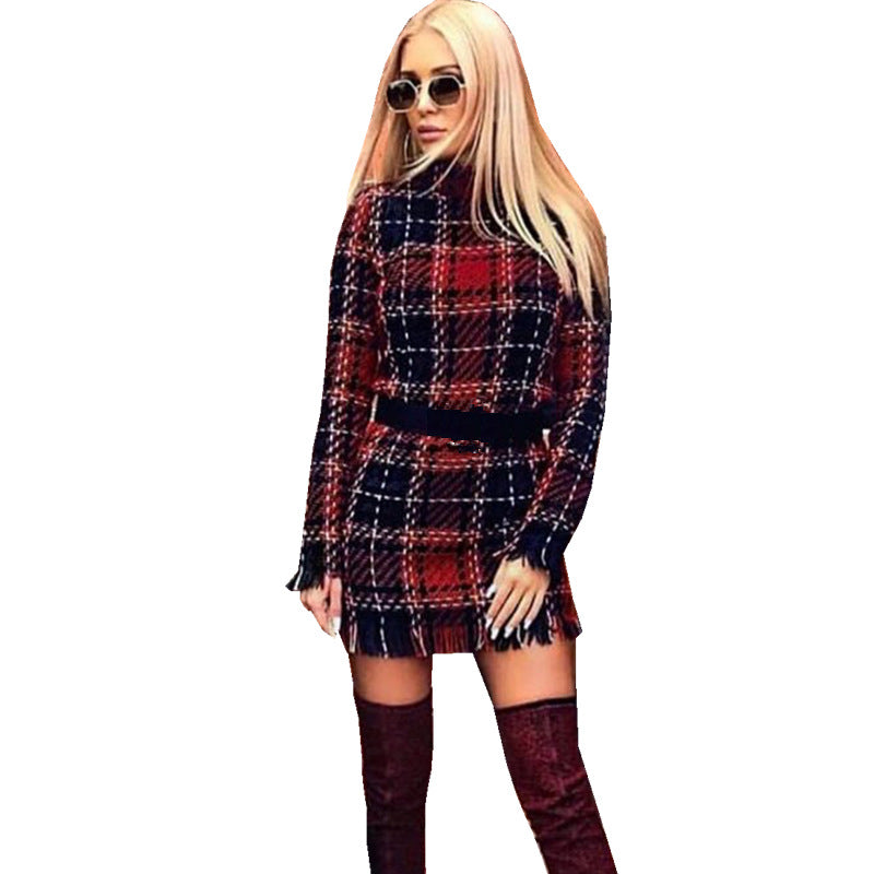 Striped, Plaid, and Fitted Dresses Collection