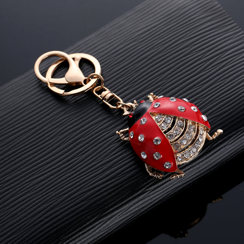 Creative Ladybug Alloy Phone Charm and Keychain