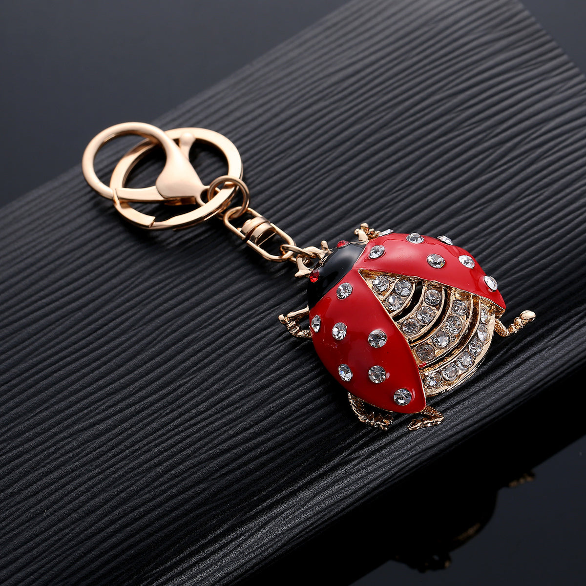 Creative Ladybug Alloy Phone Charm and Keychain