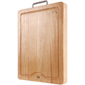 Thick Rubber Wood Rectangular Cutting Board