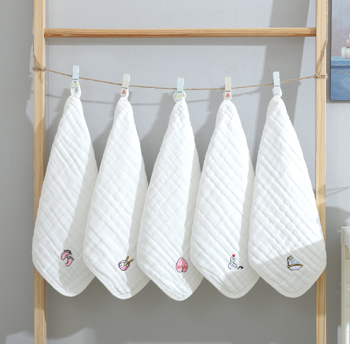 100% Cotton Face Towel Set - 5 Pieces (For Kids)