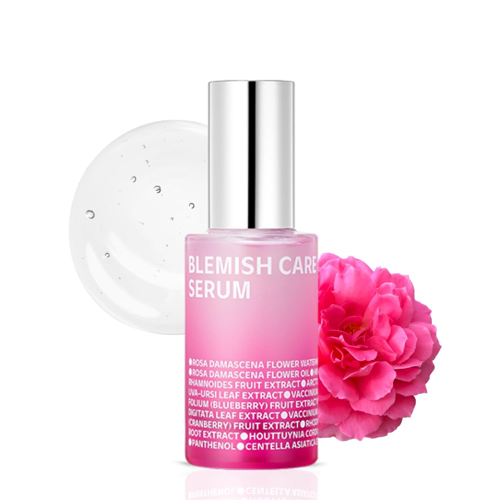 ISOI Blemish Care Up Serum 15ml (0.5 fl.oz) | Vegan Serum for Blemish & Dark Spot Removal with Arbutin Bulgarian Rose Oil | Korean Skin Care