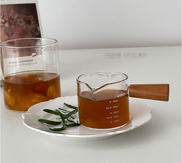 Italian Creative Glass Measuring Cup with Scale