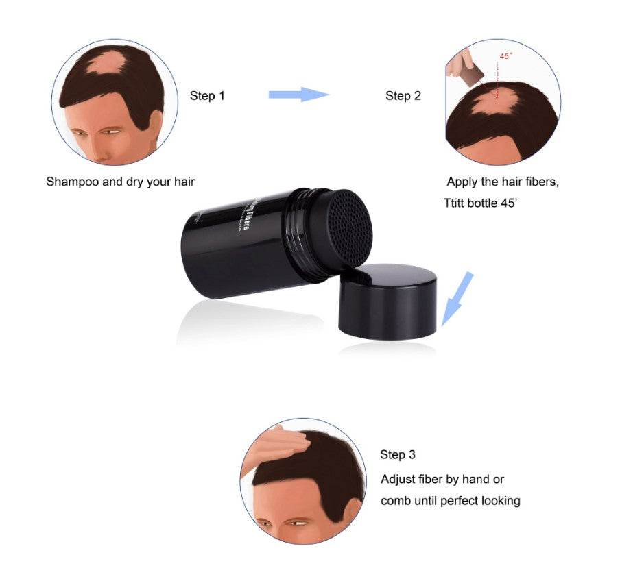 Hair Thickening Fibers for Hair Loss Treatment