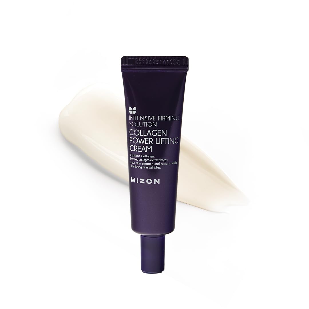 [Mizon] Collagen Power Lifting Cream (35ml) Day and Night Anti-Aging and Intensive Moisturizing 75% Marine Collagen Reduce Fine Lines and Age Spots Korean Skin Care