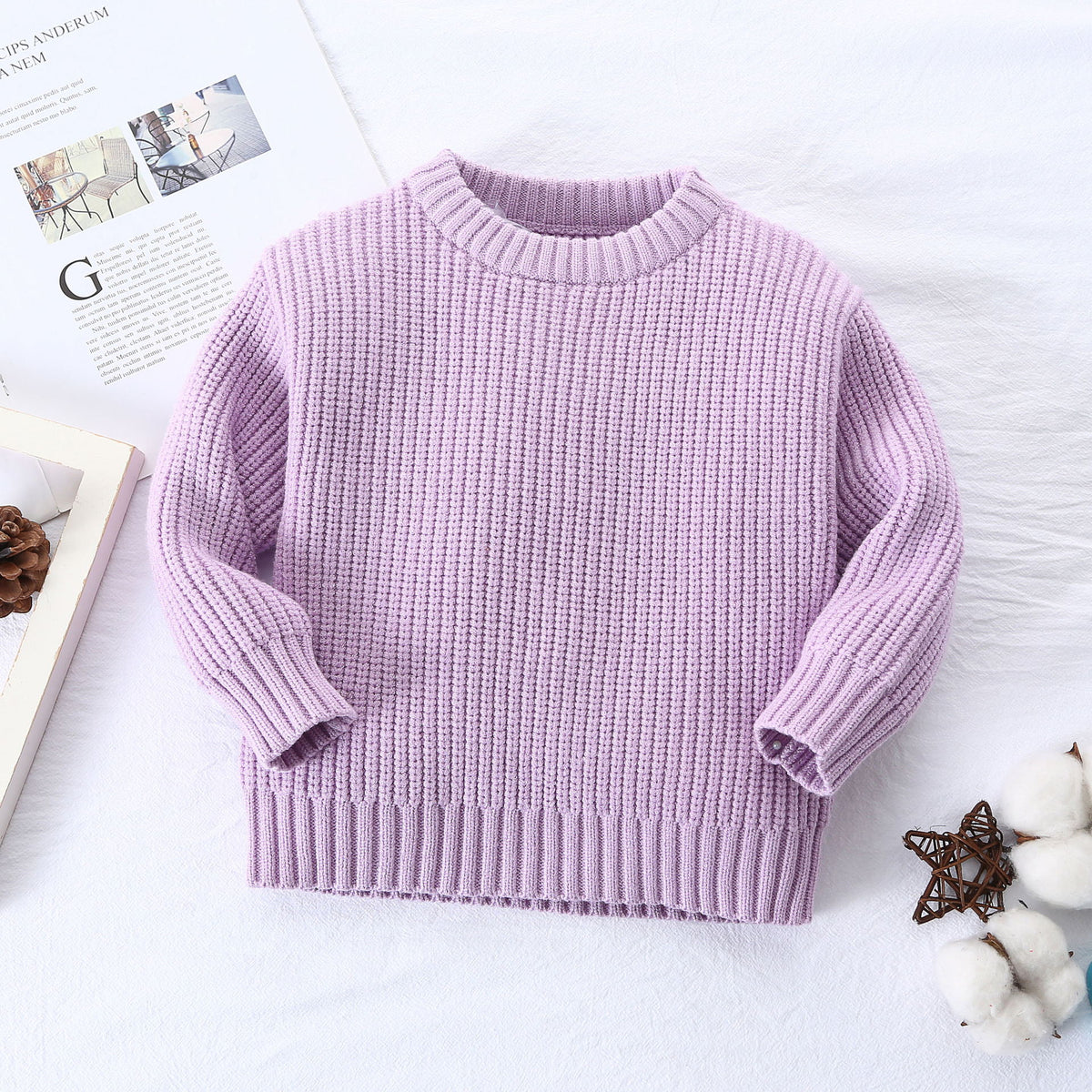 Autumn Winter Baby Boys' Loose Knit Jackets (0-6 Years)