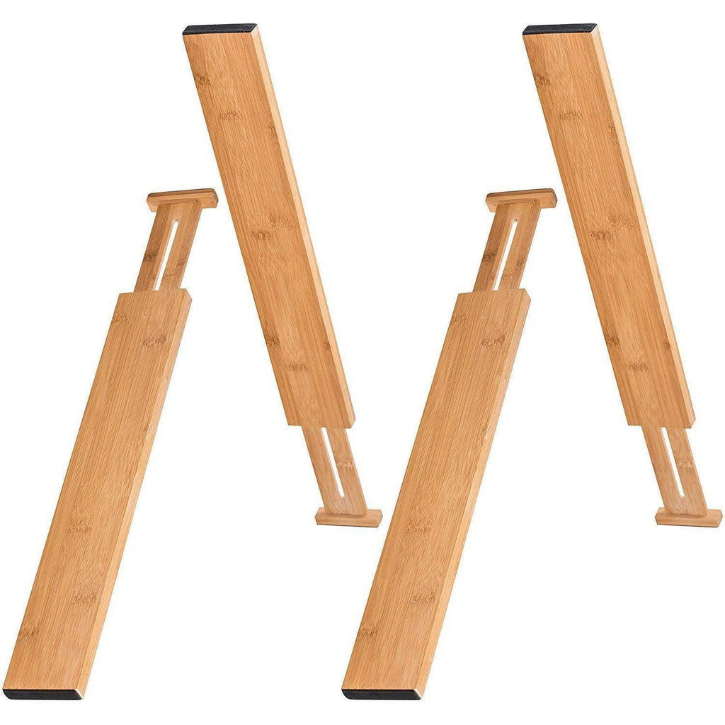 Adjustable Bamboo Drawer Divider for Kitchen Organization