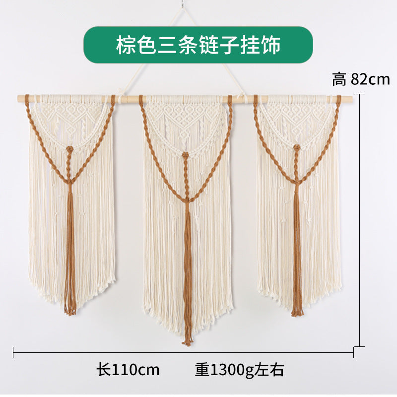 Bohemian DIY Cotton Rope Tapestry Wall Decor