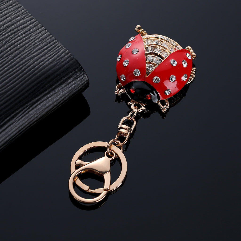 Creative Ladybug Alloy Phone Charm and Keychain