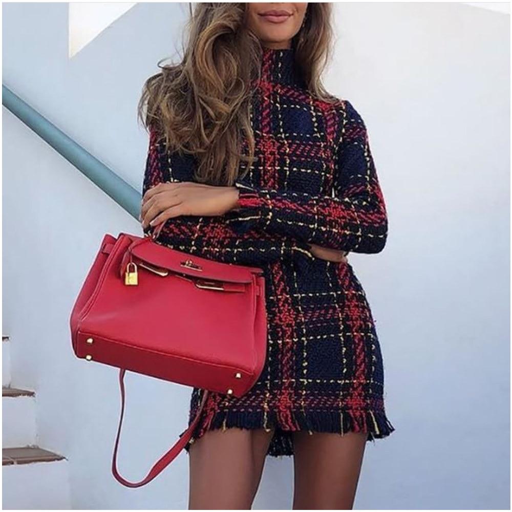 Striped, Plaid, and Fitted Dresses Collection