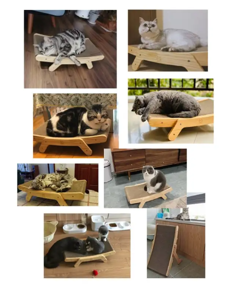 Transformable Cat Bed & Scratcher