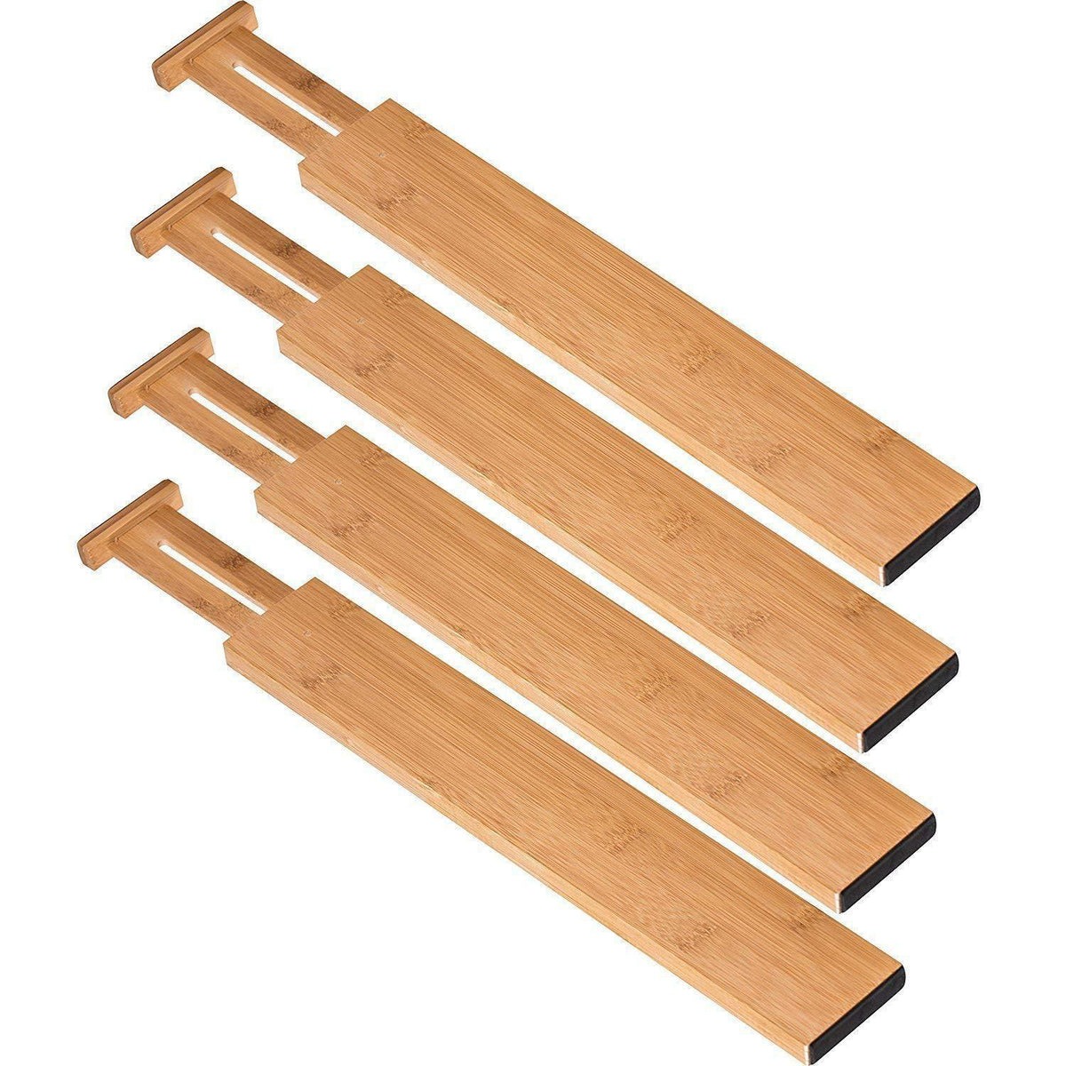Adjustable Bamboo Drawer Divider for Kitchen Organization