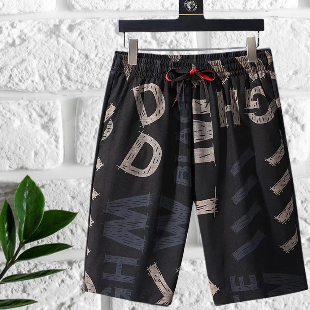 Trendy Men's Deep Crotch Gym Beach Workout Shorts