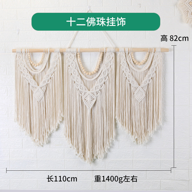 Bohemian DIY Cotton Rope Tapestry Wall Decor