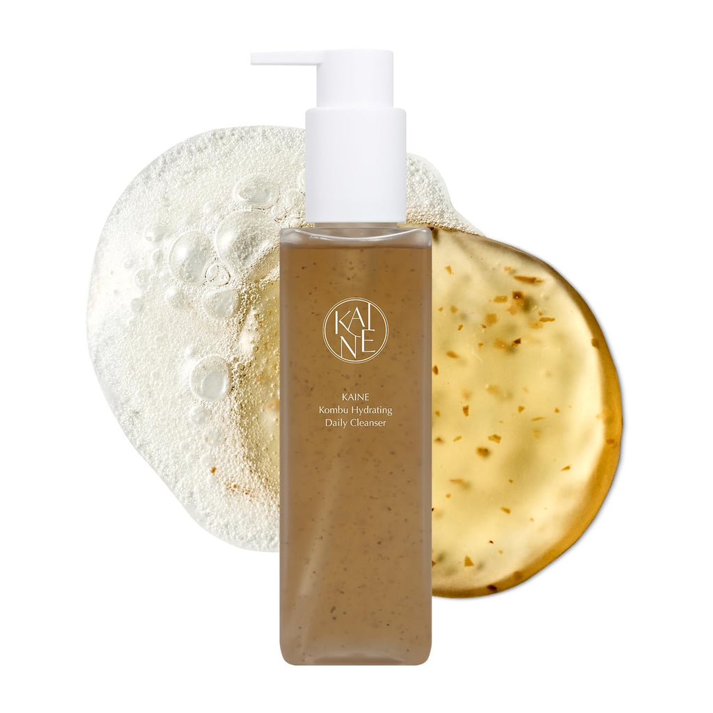 KAINE Kombu Hydrating Daily Cleanser | Face Cleanser with Gentle Foaming Green Tea Infusion for Soothing Daily Care Korean Skincare 5.46 fl oz/155g