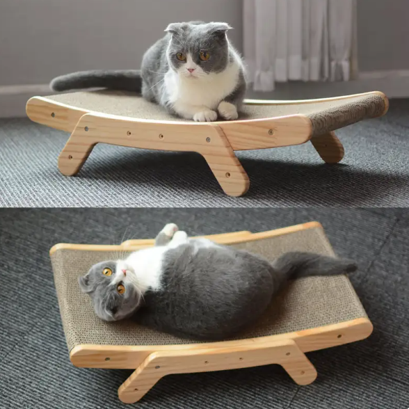 Transformable Cat Bed & Scratcher
