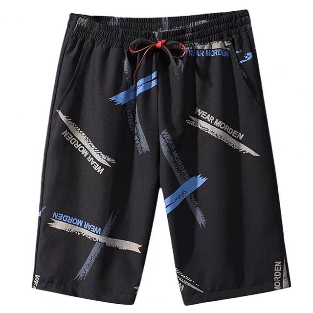 Trendy Men's Deep Crotch Gym Beach Workout Shorts