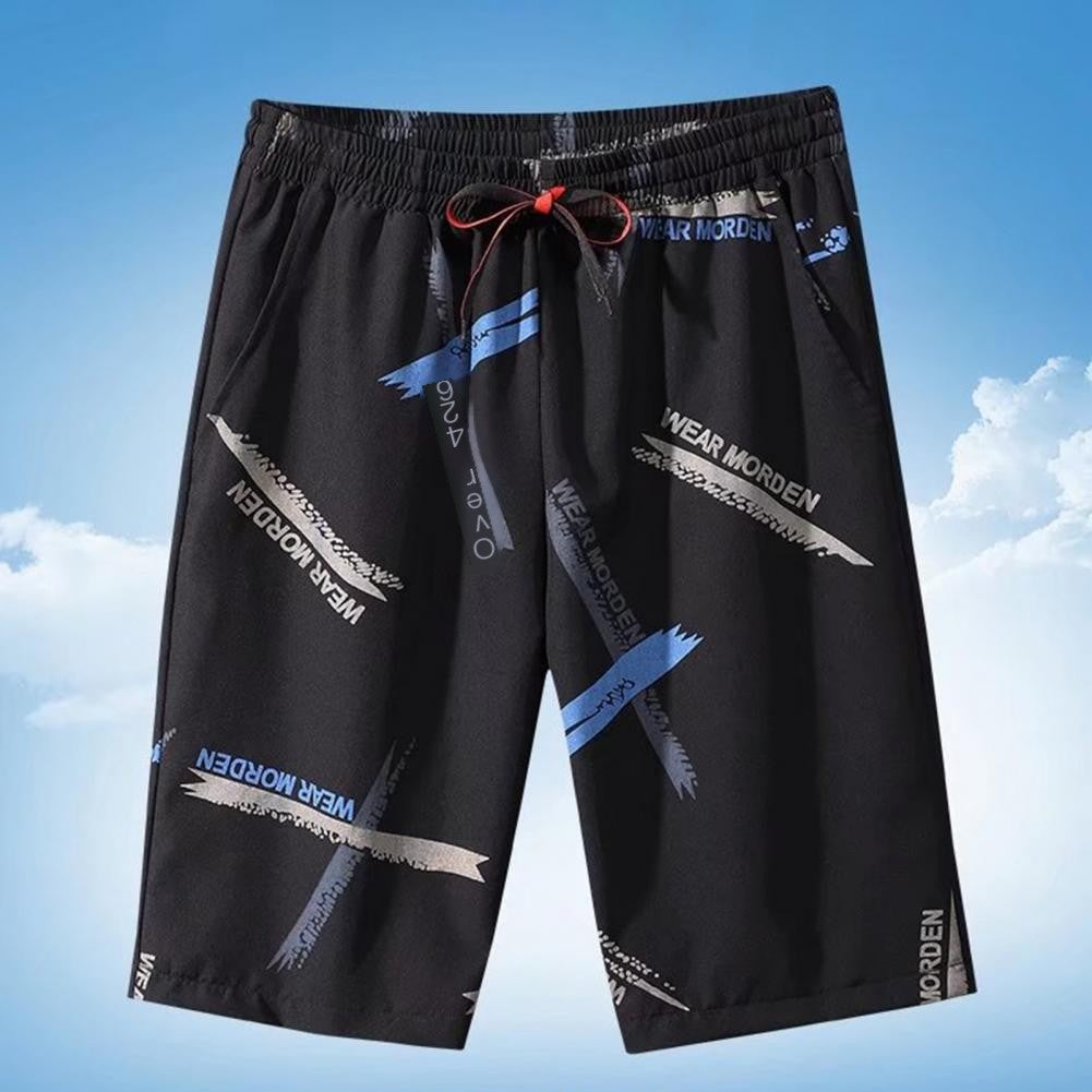 Trendy Men's Deep Crotch Gym Beach Workout Shorts
