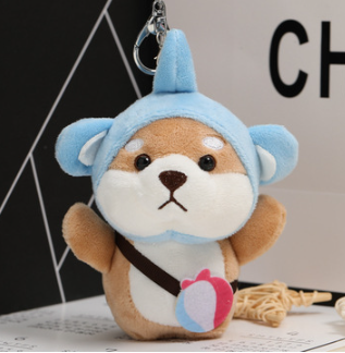 Corgi Plush Keychain and Bag Charm for Women